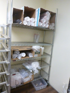 lot 45 image: Eagle 5-Tier Wire Shelving