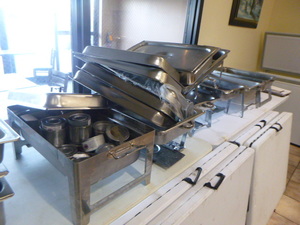 lot 54 image: 7 Complete Chafing Dishes