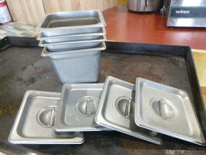 lot 71 image: Ninth Size Steam Table Pans