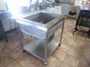 lot 75 image: Portable Cold Table on Casters