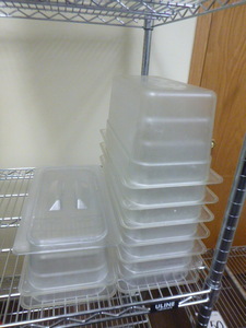 lot 106 image: Third Size Salad Bar Containers