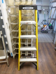 lot 113 image: Werner 5 Step Ladder