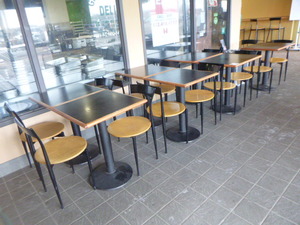 lot 126 image: 7 Tables and 16 Chairs