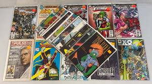 lot 19 image: Misc. Collectible Comics Including 60 Cent Bat-Man And More (Bagged And Carded)
