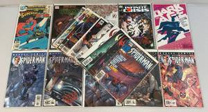 lot 48 image: Misc. Collectible Comics Including 60 Cent SUPER-MAN And BAT-MAN And More (Bagged And Carded)