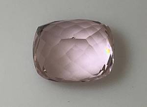 lot 52 image: Large Natural Pink Topaz 49.35 Ct Cushion Cut