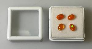 lot 56 image: Natural Ethiopian Fire Opals 4MM x 8MM