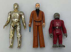 lot 70 image: 1970s- 80s STAR WARS Action Figures Including C3-PO And More