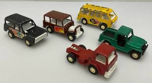 lot 100 image: Vintage Miniature Die Cast Tootsie Toy Cars And More