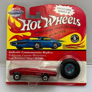 lot 127 image: 1993 Mattel REDLINE HotWheels Vintage Collection WHIP CREAMER Red (New Old Stock)