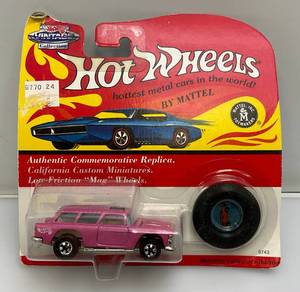 lot 131 image: 1993 Mattel REDLINE HotWheels Vintage Collection CLASSIC NOMAD RARE Pink (New Old Stock)