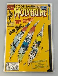 lot 141 image: AUTOGRAPHED 1988 WOLVERINE #50 Comic (Bagged And Boarded)