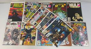 lot 155 image: Misc. Collectible Comics Including HULK And More (Bagged And Carded)