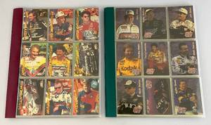 lot 201 image: Misc. NASCAR Trading Cards Sets In Albums