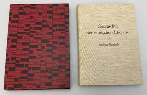 lot 204 image: Vintage 1965 Geschichte Der Erotischen Literatur Hard Cover Book With Hard Cover Book Sleeve (Very Nice Condition)