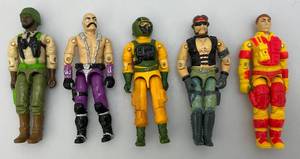lot 248 image: 1980s - 1990s GI JOE Action Figures Including Airtight, Blowtorch, Colonel Courage, Dr. Mindbender & Torch