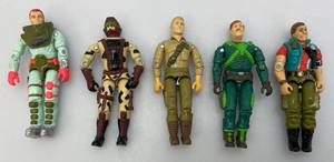 lot 249 image: 1980s - 1990s GI JOE Action Figures Including Deep Six, Duke, Law & Order, Major Altitude & Rock Viper
