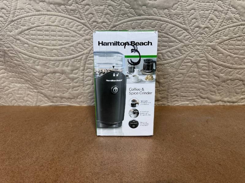 lot 88A image: Hamilton Beach Coffee and Spice Grinder in Box