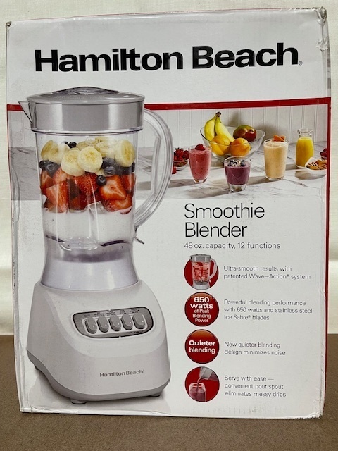 lot 41 image: Hamilton Beach 12-Function Smoothie Blender 48oz 650W
