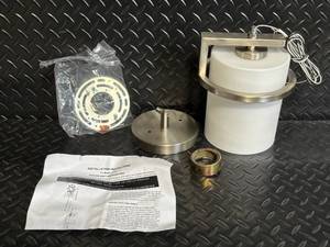 lot 233 image: Halo 1-Light Brushed Nickel Mini Pendant with Satin Opal Glass - Model 2767-01-55