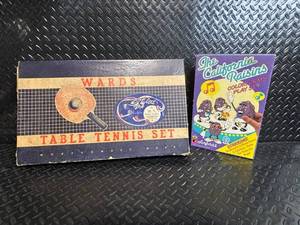 lot 263 image: Wards Table Tennis Set & The California Raisins Colorforms Play Set