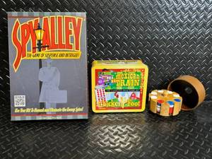 lot 282 image: Spy Alley & Mexican Train Chicken Foot - Dual Board Games
