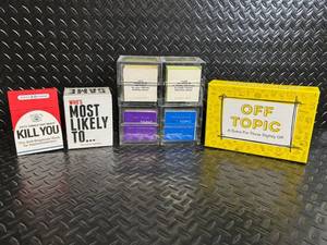 lot 283 image: OFF TOPIC - A Game For Those Slightly Off with Table Topics Spirit & Couples Editions