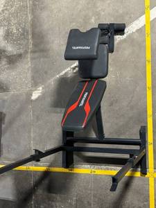lot 306 image: PROFIHANTEL Weight Bench with Leg Extension, 330 lb Capacity