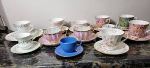lot 101 image: Fine Bone China Cup and Saucer Collection