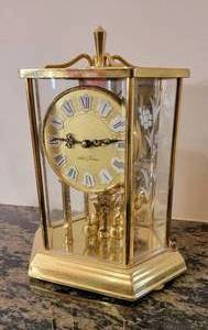 lot 95 image: Seth Thomas Brass Carriage Mantel Clock