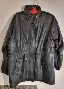 lot 256 image: Izzi Buttersoft Black Leather Jacket  size L