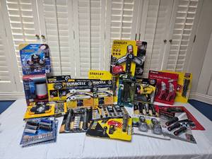 lot 211 image: Massive Group of Emergency & Utility Lighting, Tools, and Rechargeable Power Accessories