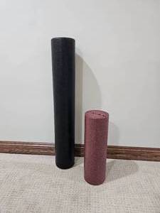 lot 203 image: Foam Exercise Rollers (Set of Two)