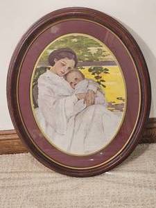 lot 132 image: Sweet and Low Print by Jessie Willcox Smith
