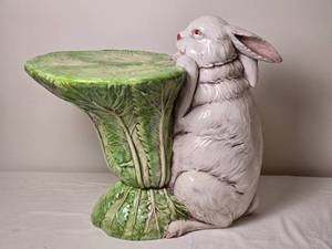 lot 29 image: Large Rabbit Pedestal Side Table or Plant Stand