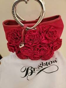 lot 35 image: Brighton Merlot Rose Bouquet Handbag