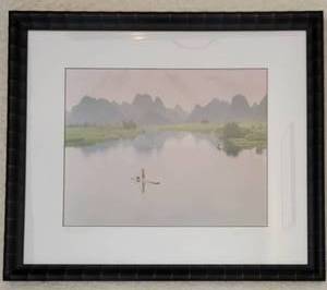 lot 163 image: Artist Signed Photograph of Guilin China by Kalen