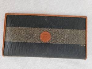 lot 93 image: Fendi Signature Checkbook Wallet
