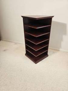 lot 211 image: Contemporary Corner Media Shelf