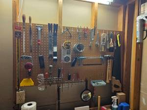 lot 340 image: Pick It Lot Storage Room of Tools Nuts and Bolts