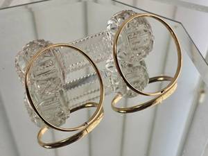 lot 66 image: 14K Yellow Gold Bangle Bracelet Duo  10g