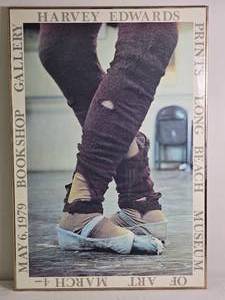 lot 177 image: Harvey Edwards Gallery Ballet Photograph Print Poster (Long Beach Museum of Art, 1979)