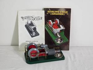 lot 263 image: Vintage Stirling Cycle Desktop Engine - Model 1