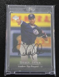 lot 1 image: 1994 Upper Deck Minors Derek Jeter Autograph Rookie Card