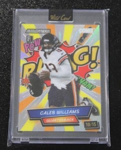 lot 7 image: 2024 Wild Card Alumination Comix Caleb Williams Rookie Card 1015  Only 15 Exist