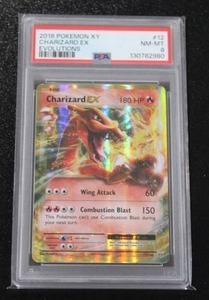 lot 14 image: 2016 Pokemon XY Evolutions Charizard EX #12108 PSA 8