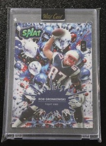 lot 27 image: 2025 Wild Card SPLAT Rob Gronkowski 11  Only 1 Exist