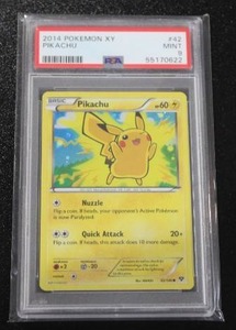 lot 38 image: 2014 Pokemon Lego Movie Promo Cosmos Holo Pikachu #42146 PSA 9