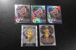 lot 50 image: 2021-22 Austin Reaves Rookie Card Lot  5 Rookie Cards