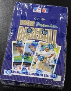 lot 74 image: 1992 O Pee Chee Premier Baseball Factory Sealed Box  36 Packs